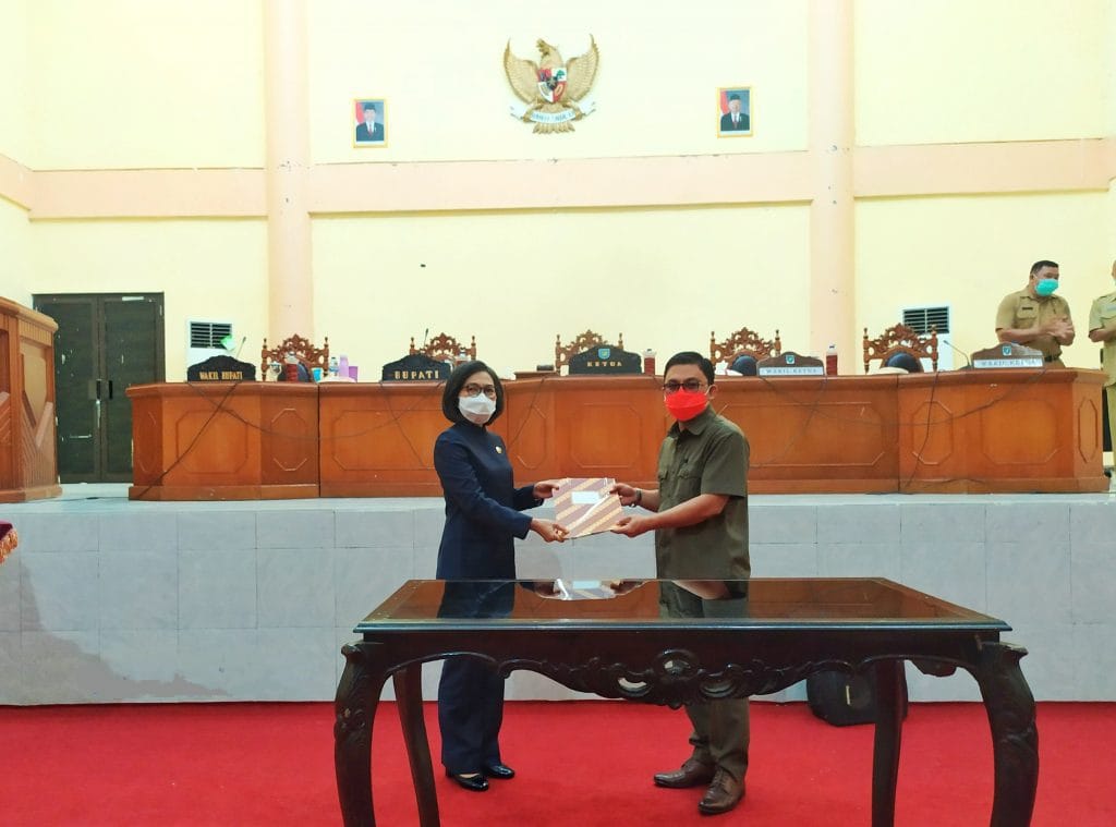 Penandatanganan draf KUA-PPAS KUA-PPAS Bolmong