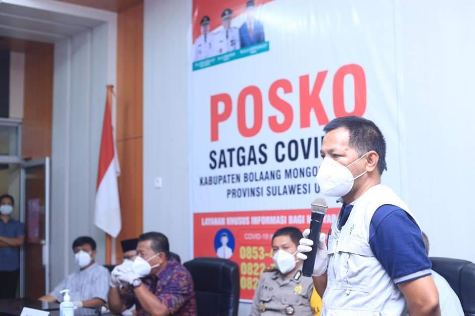 Kasus Corona di Bolmut Melonjak, Jusnan: Berpotensi Zona Merah Kasus Covid-19