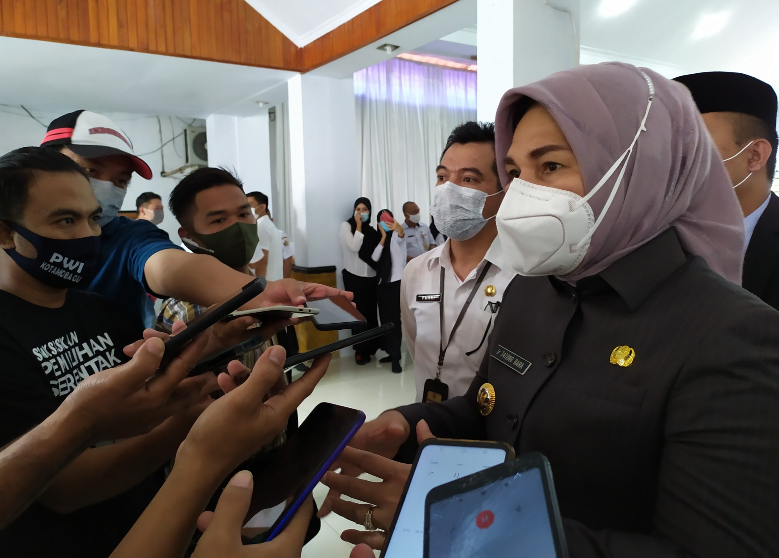 Wali Kota Kotamobagu Siap Disuntik Vaksin Corona Vaksin Corona