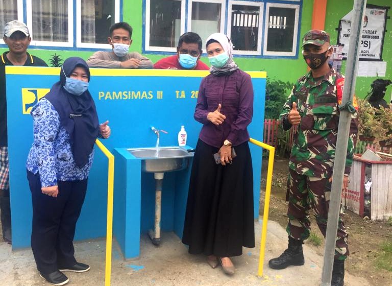 Dinas PUPR Bolmut Uji Fungsi PAMSIMAS Desa Kopi PAMSIMAS