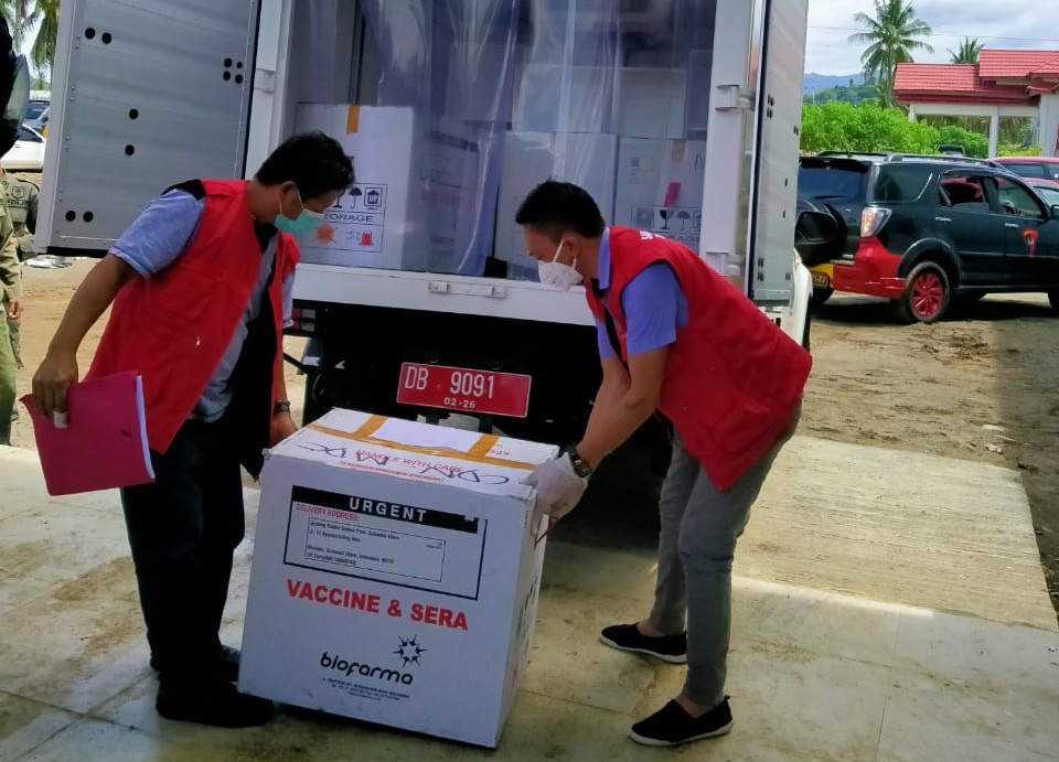 Bolmong Terima 2.000 Dosis Vaksin Sinovac Vaksin Sinovac