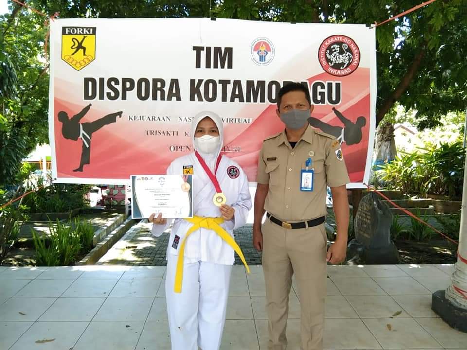 30 Atlet Inkanas Kotamobagu Raih Prestasi di Kejurnas Karate 2021 Atlet Karate