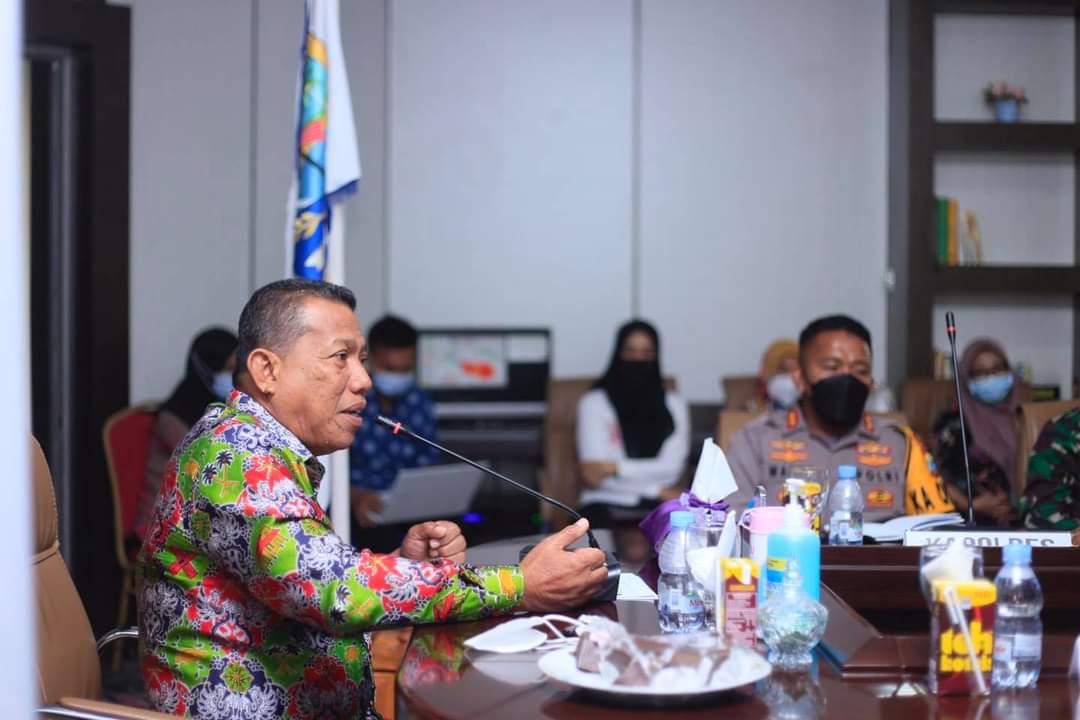 Pemda Bolmut Ikut Vidcon Pencegahan Corona saat Libur Imlek Libur Imlek