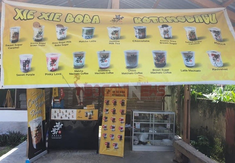 Usaha minuman Boba milik Karlina Mokoginta Minuman Boba