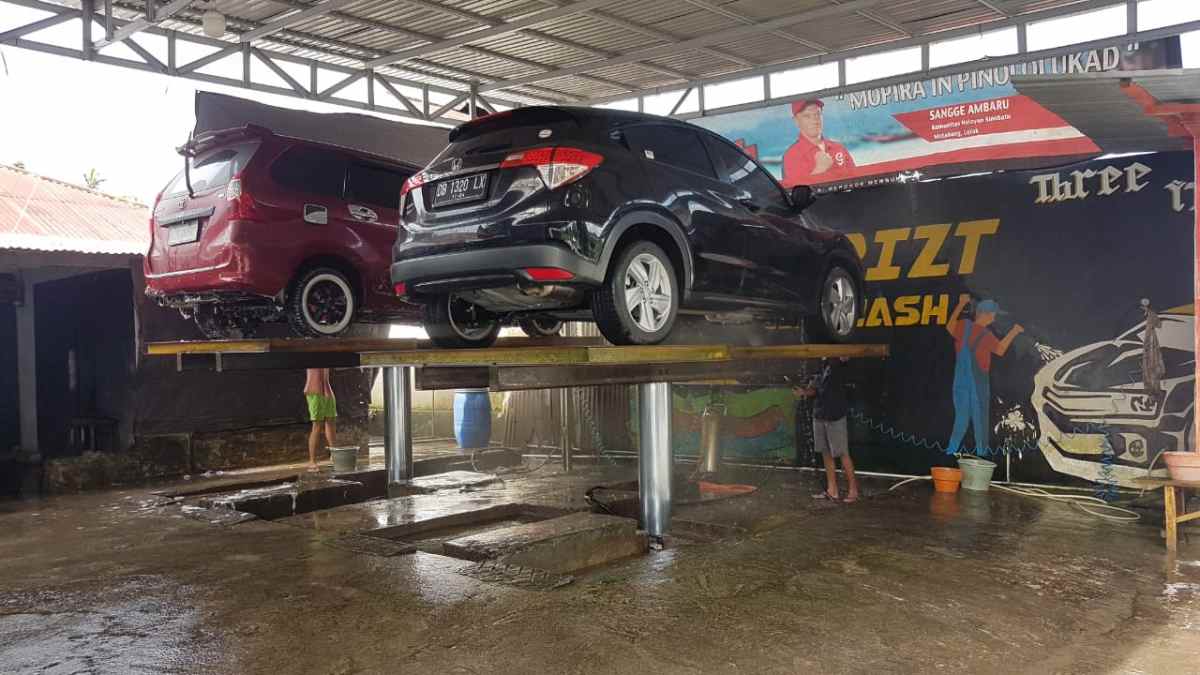 Bisnis Cuci Kendaraan Abrizt Car Wash Beromset Jutaan Rupiah Usaha Cuci Kendaraan