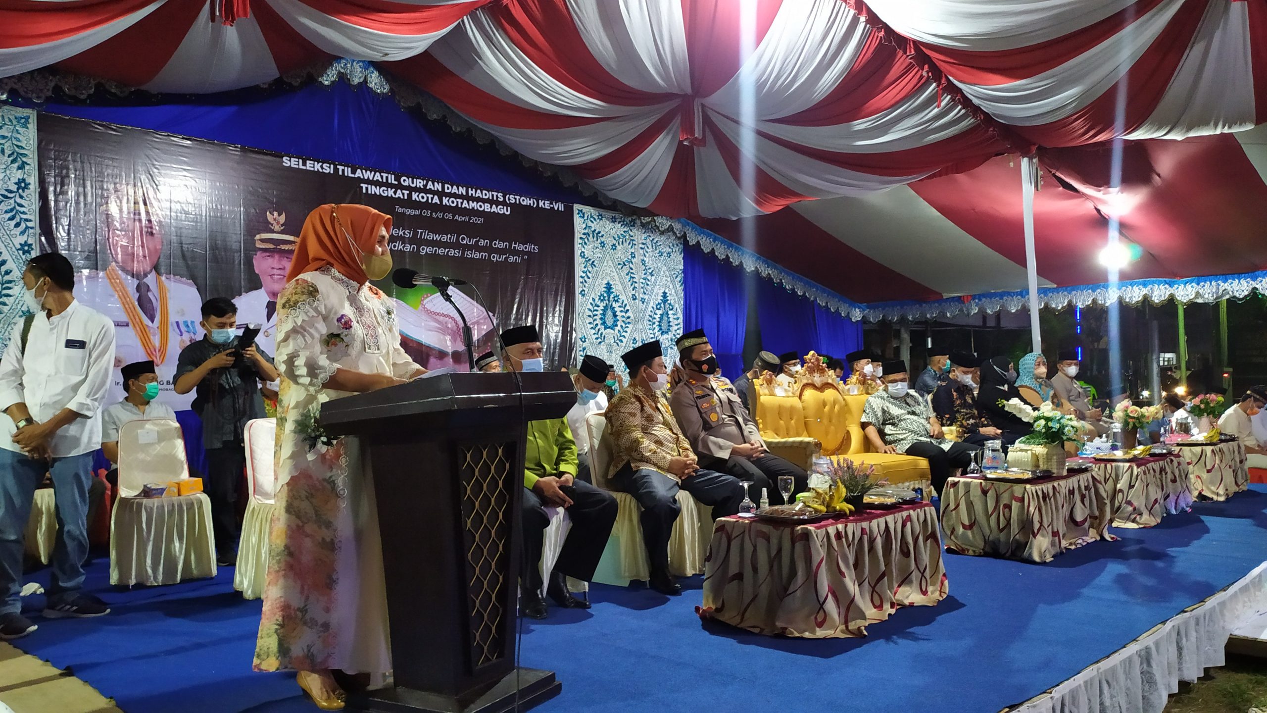 Wali Kota Buka Dengan Resmi Seleksi Tilawatil Quran dan Hadits ke-VII Tingkat Kotamobagu STQH