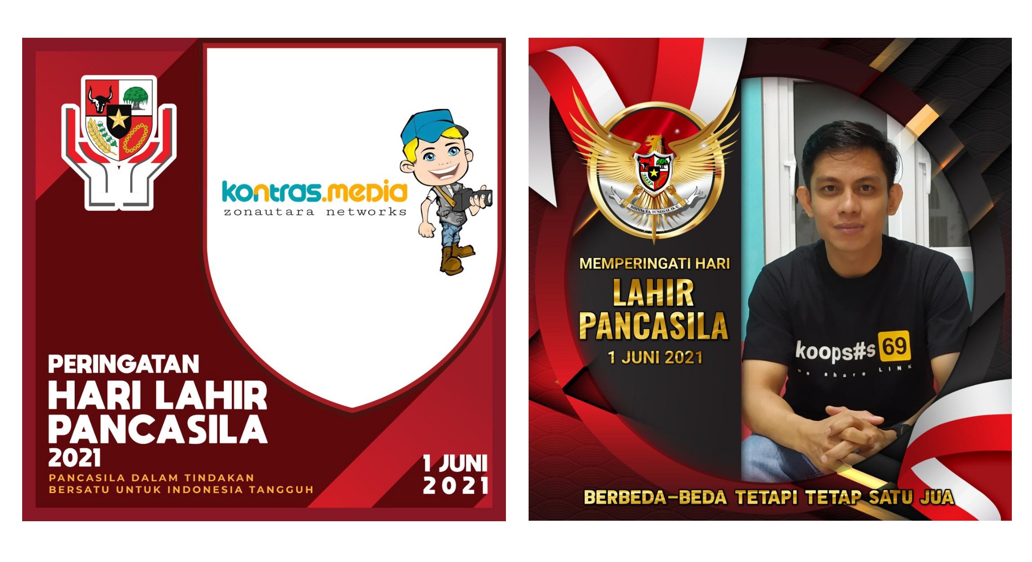 25 Bingkai Ucapan Hari Lahir Pancasila 2021 Gratis, Unggah Fotomu Sekarang Hari Lahir Pancsila