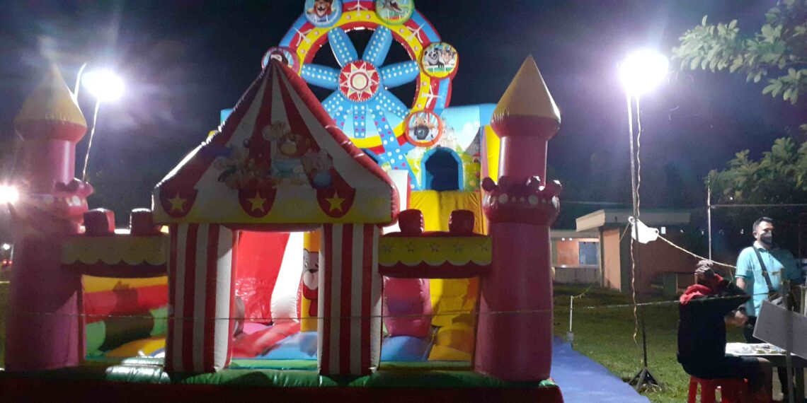 Wahana bermain anak Omzet