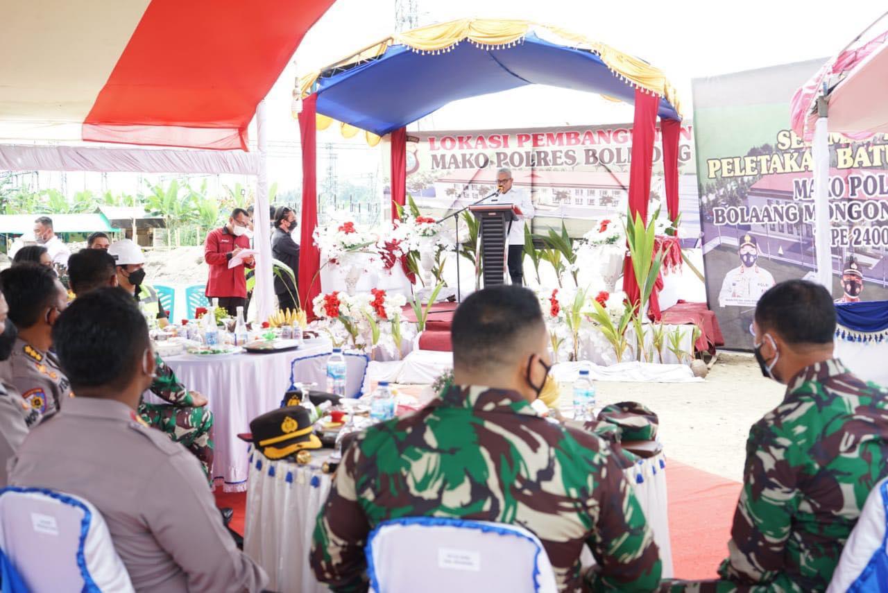 Wabup Bolmut Terima Kunker Kapolda Sulut