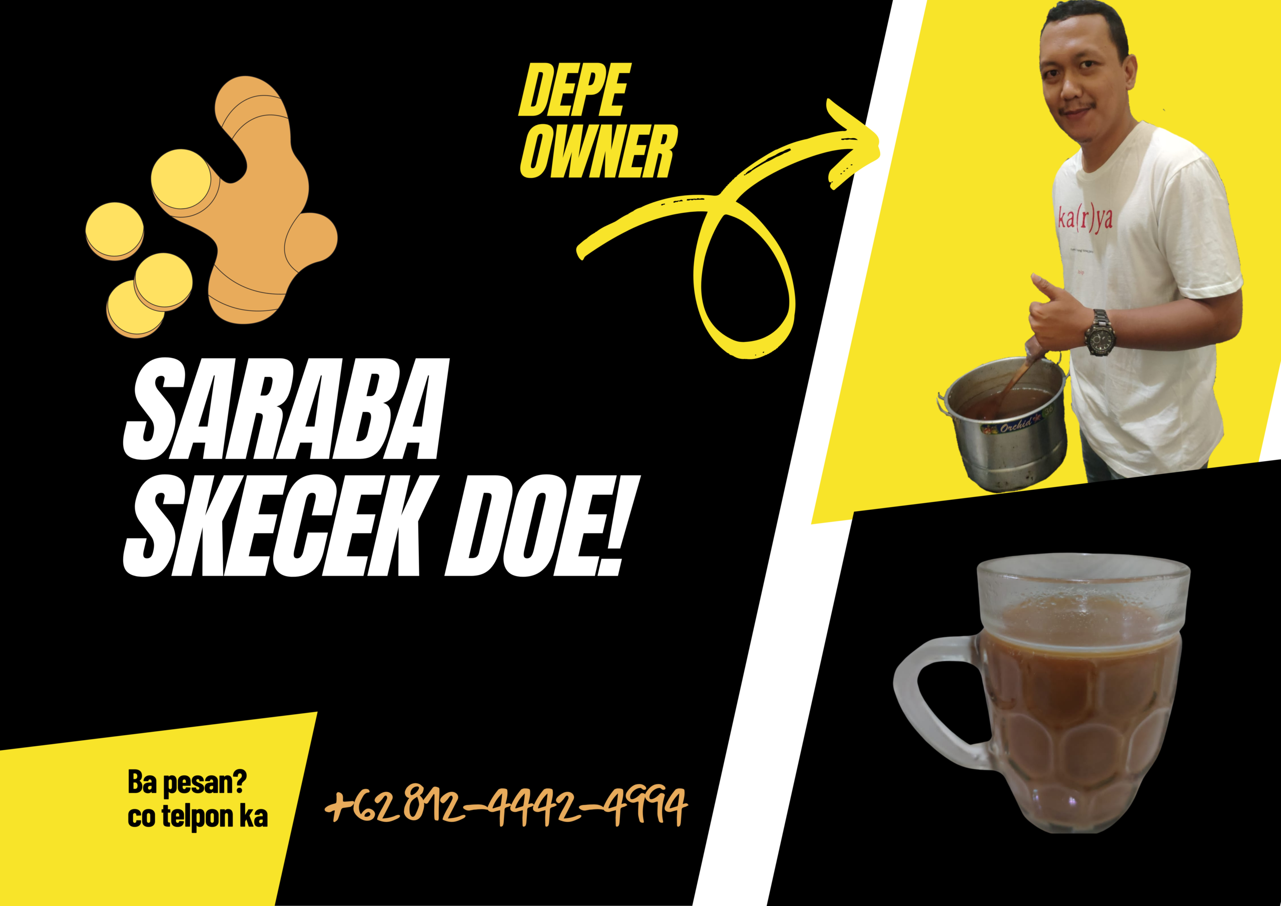 Baik Untuk Imun, Saraba Skecek Buatan Riski Solusi Minuman Sehat di Tengah Pandemi Saraba Skecek