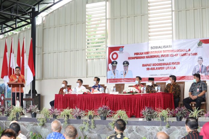 Wawali Kotamobagu Dampingi Wabup Sulut Hadiri Konferensi FKUB