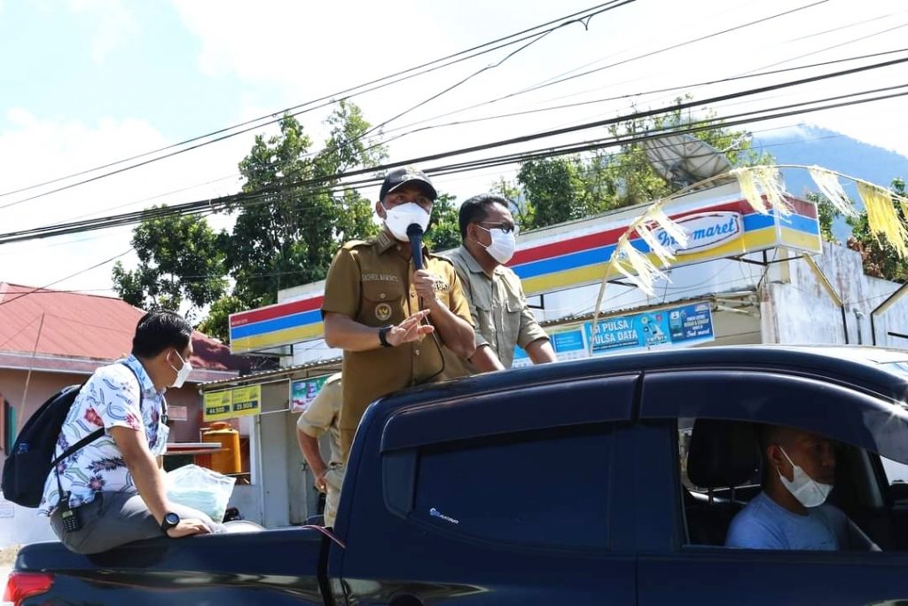 Cegah Corona, Bupati Boltim Intens Lakukan Kampanye Prokes di Wilayahnya