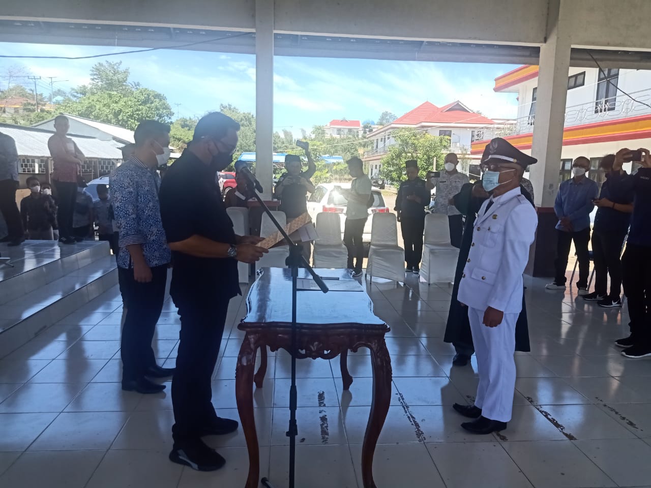 Dilantik Bupati Boltim, Dahri Lentang Resmi Jabat Sangadi Bongkudai