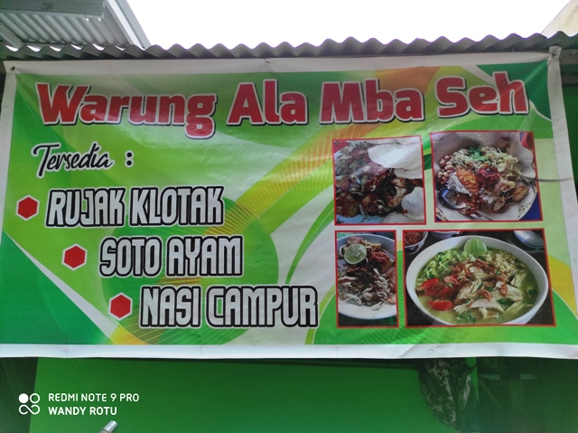 Rujak Klotak Buatan Juma Aseh Warga Poyowa Kecil Miliki Cita Rasa yang Unik