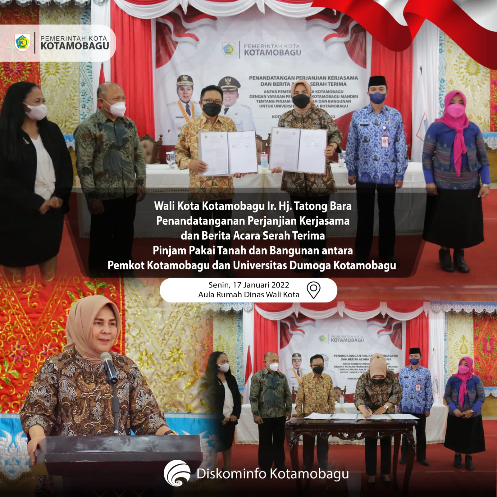 Komitmen Majukan Pendidikan, Wali Kota Serahkan Gedung eks Kantor Bupati ke UDK, Nadiem Makarim Beri Apresiasi