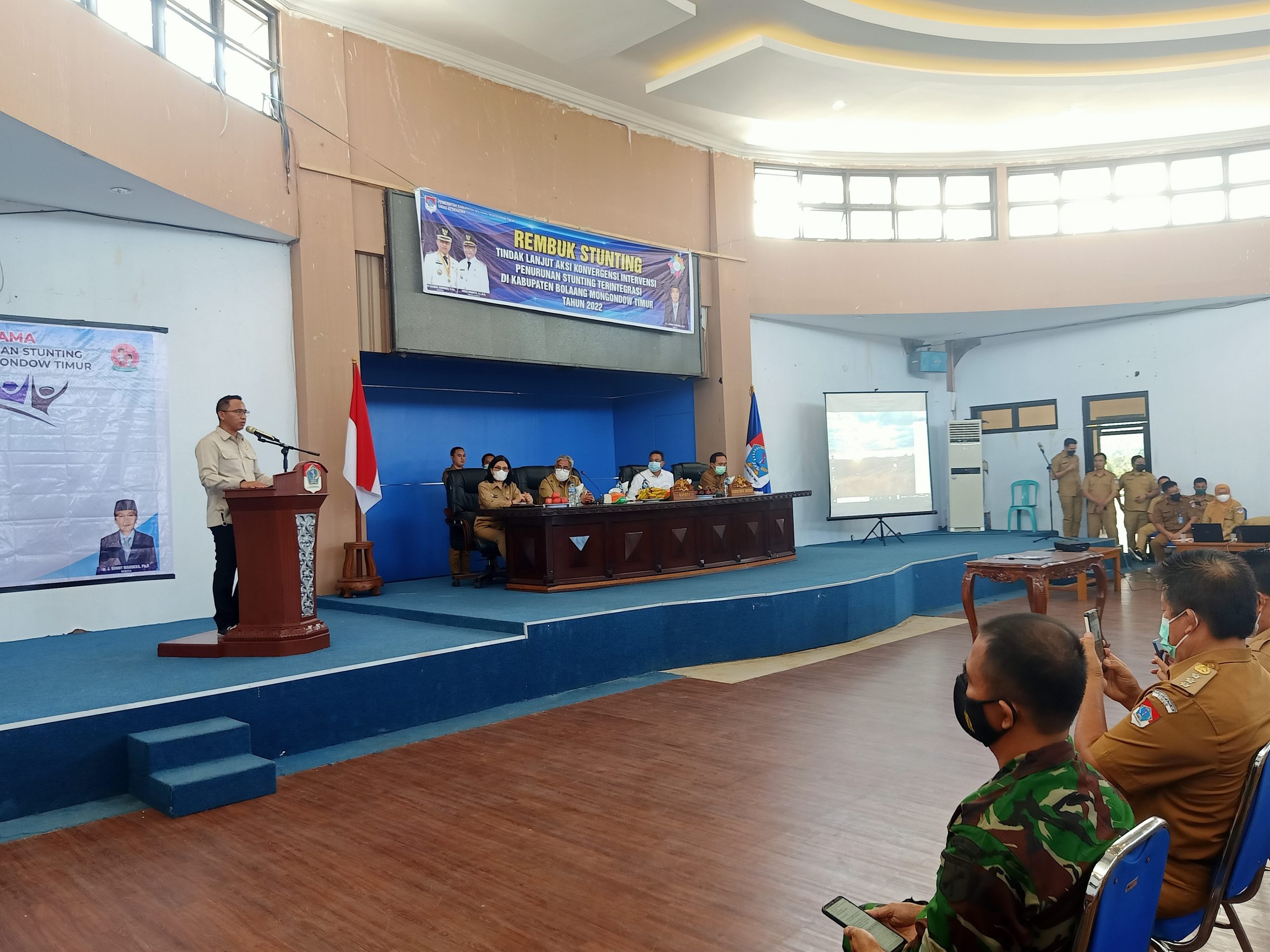 Bupati Sam Sachrul Membuka Secara Resmi Kegiatan Rembuk Stunting Tahun 2022