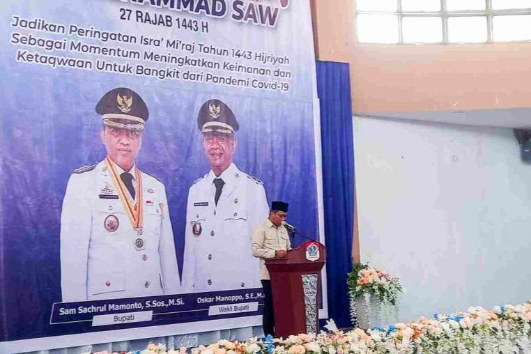 Pemkab Boltim Gelar Acara Peringatan Isra’ dan Miraj Nabi Muhamad SAW