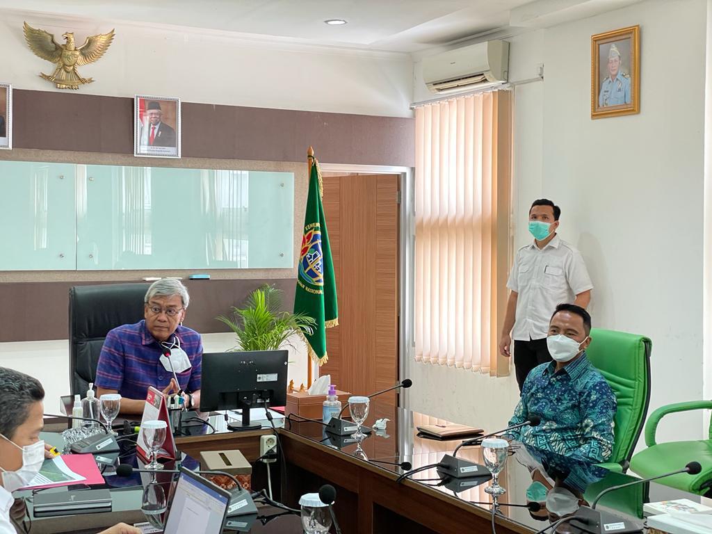 Bupati Sam Sachrul Presentasikan Usulan Penyerahan HGU Lonsio di Kementerian ATR