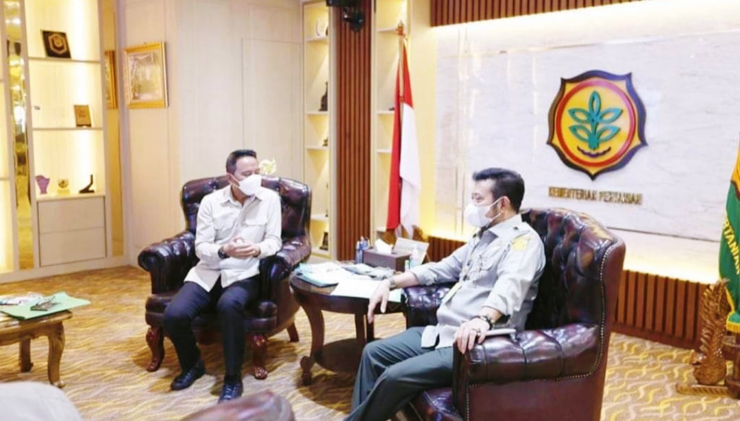 Dorong Percepatan Pembangunan di Sektor Pertanian, Bupati Boltim Berkunjung ke Kementan-RI