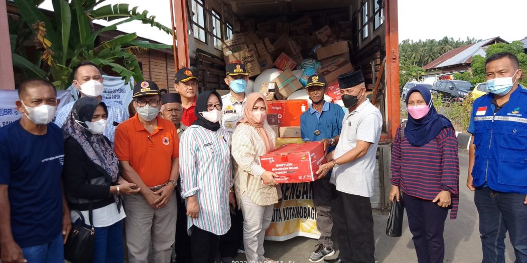 Korban Terdampak Banjir di Desa Motongkad Utara Terima Bantuan dari Pemkot Kotamobagu